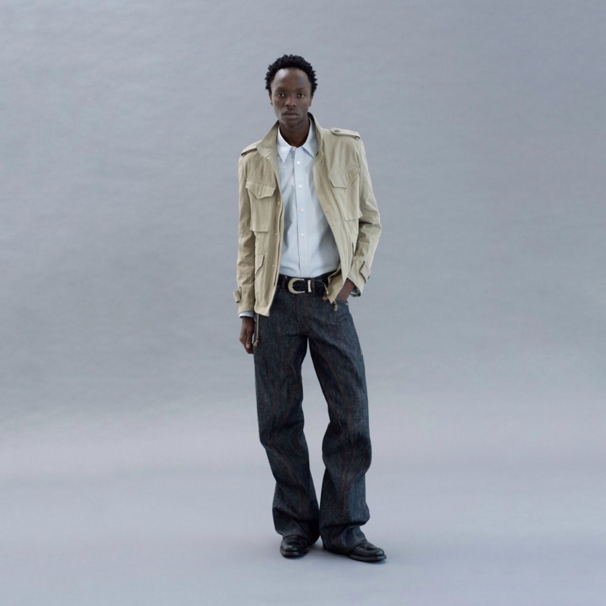 【残りわずか】3D Twisted Wide Leg Jeans