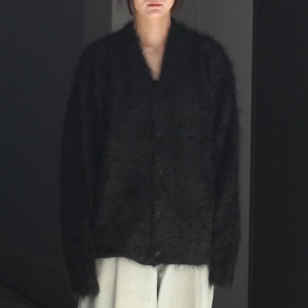 【残り一点】Cashmere Shaggy Knit V Neck Cardigan