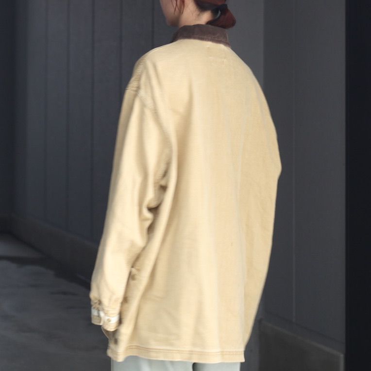 【残り一点】Vintaged Denim Coverall Half Coat