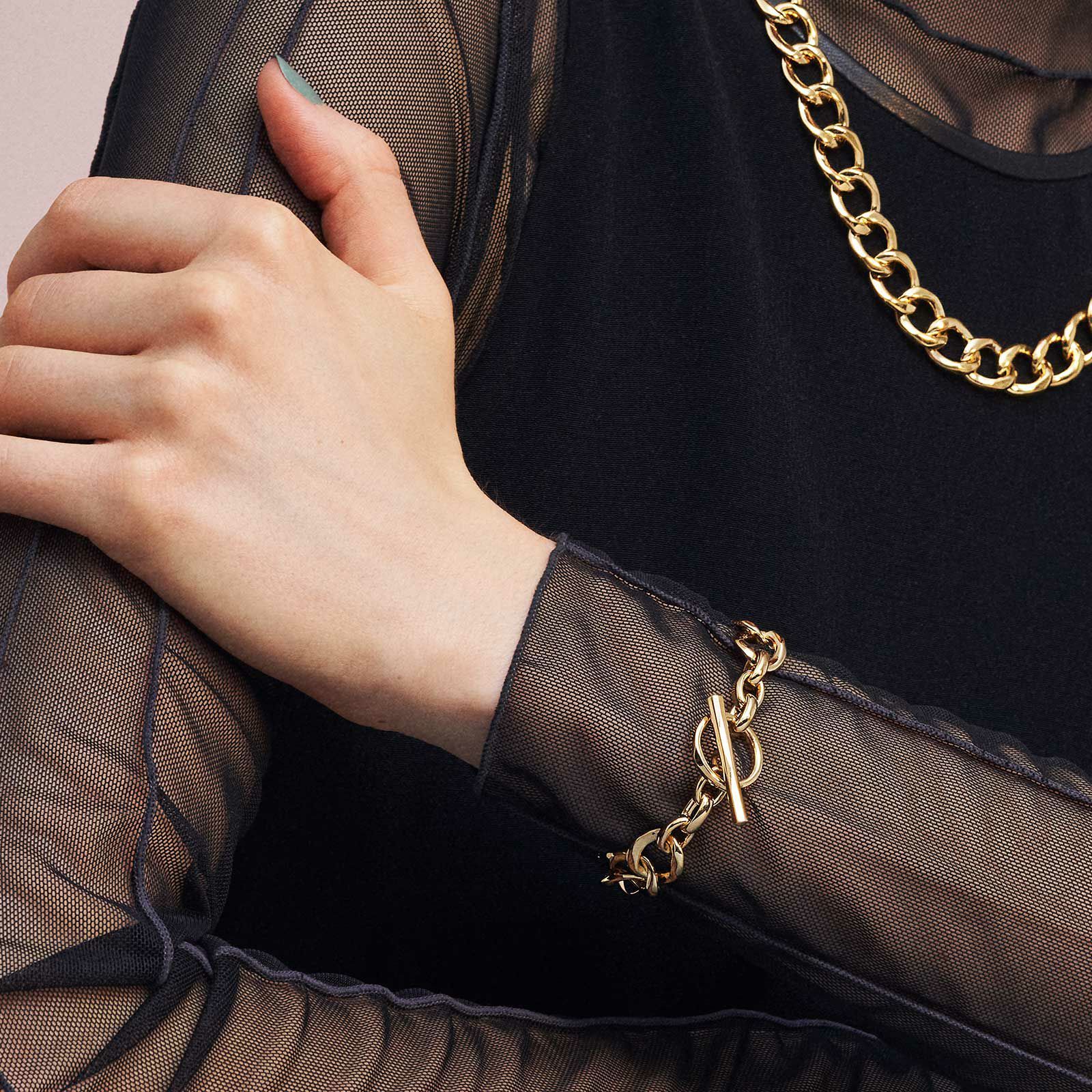 【お取り寄せ注文可能】Sei-ma Fit Chain Bracelet_S(GOLD)