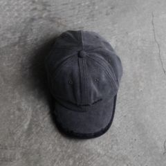 【残りわずか】Gray Denim Spliced Baseball Cap