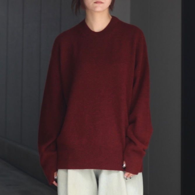 【残り一点】Cashmere Wholegarment Crewneck Sweater