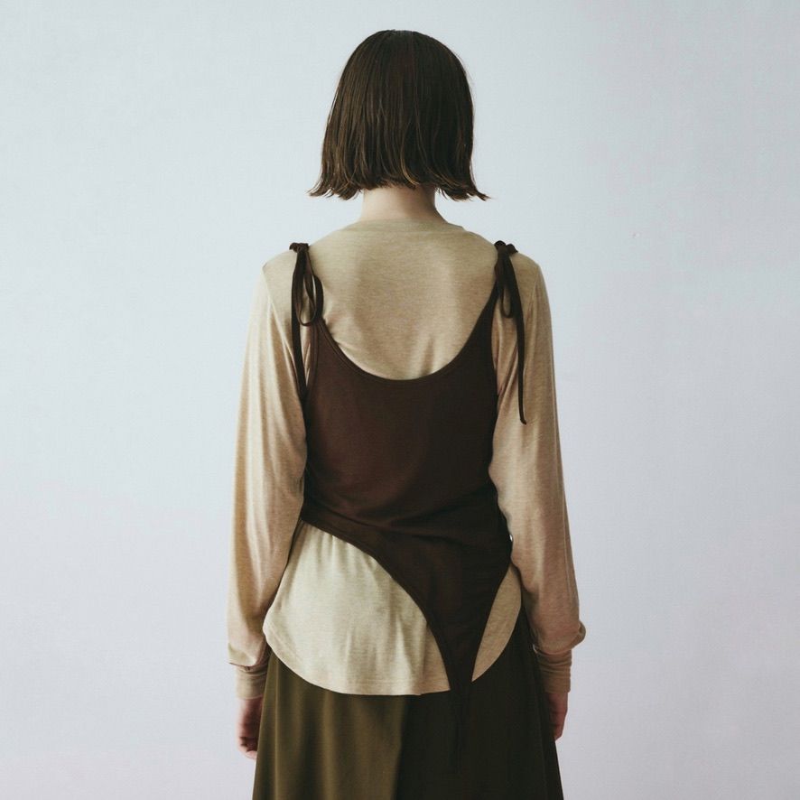 【残り一点】Sheer Layered Cut Tops