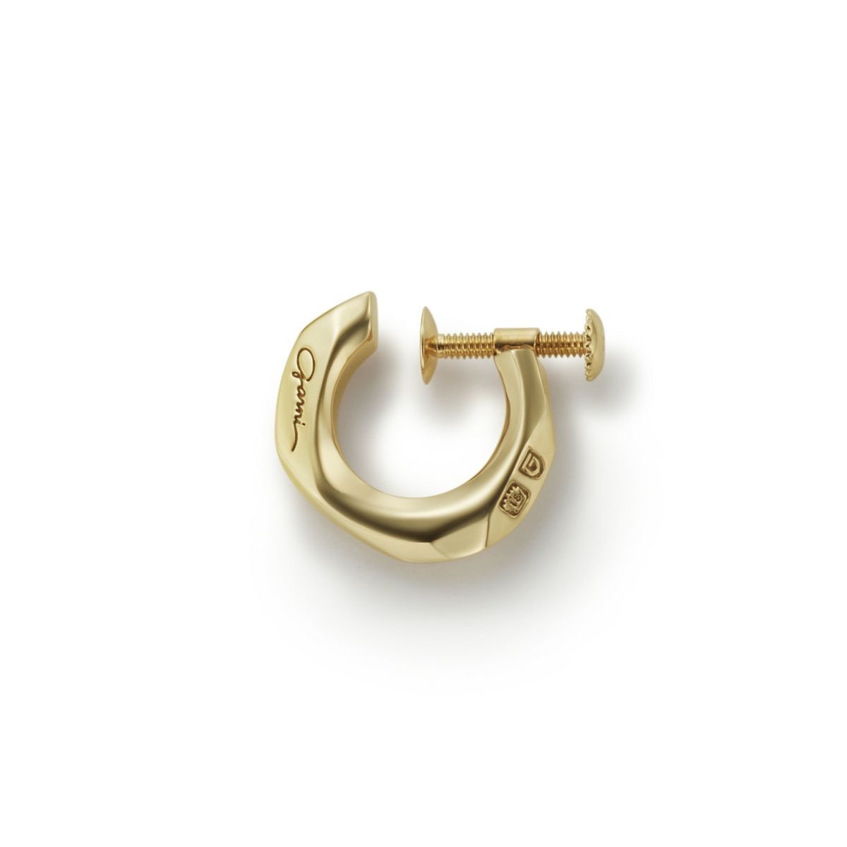 【お取り寄せ注文可能】K10 Crockery Earring(GOLD)