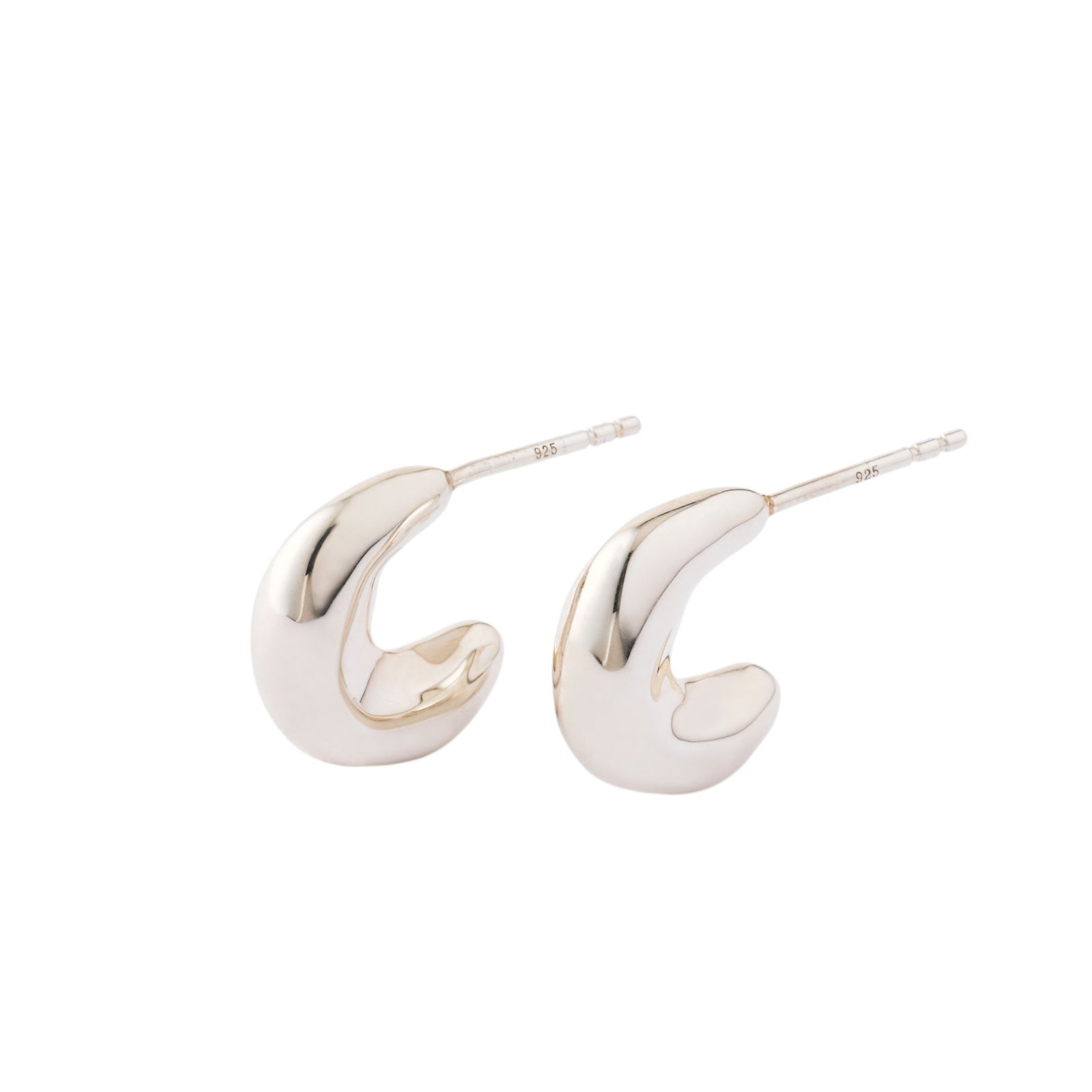 ASAMI FUJIKAWA - 【残り一点】Crescent Earrings(SILVER