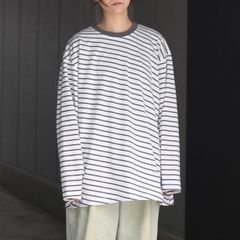 【残り一点】バイアスボーダーL/S TEE