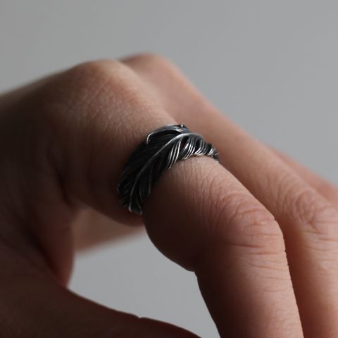 【お取り寄せ注文可能】OWL Feather Ring_S(OX)