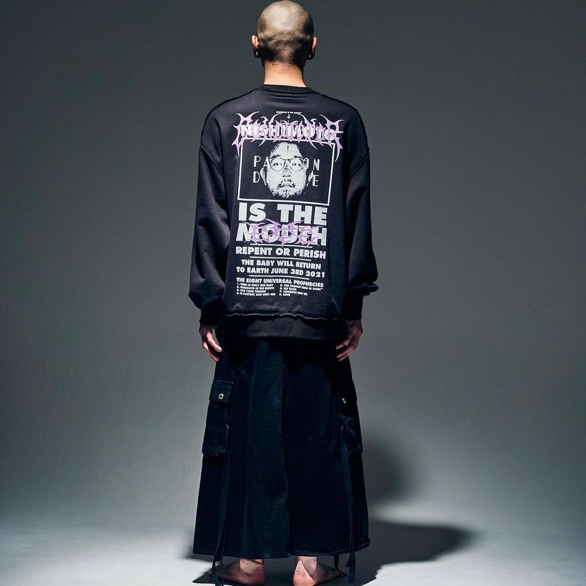 【残り一点】×NISHIMOTO IS THE MOUTH Cotton Classic Crewneck Sweater