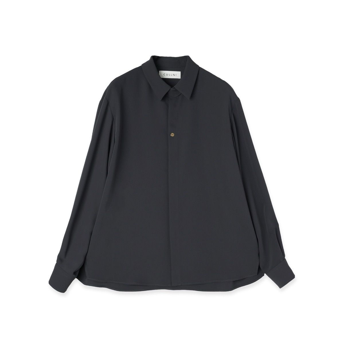 【残り一点】Double Cloth Chin Tab Long Sleeve Shirt