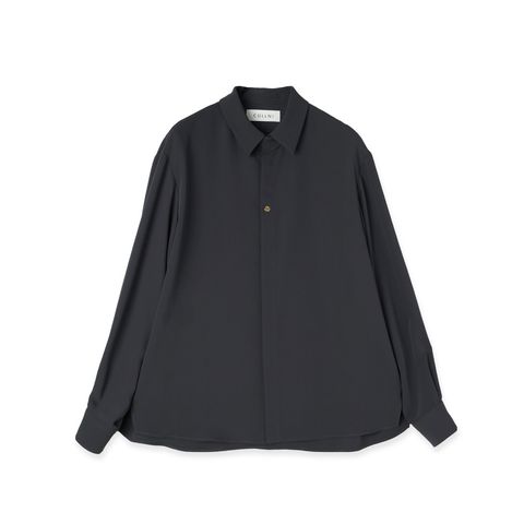 【残り一点】Double Cloth Chin Tab Long Sleeve Shirt