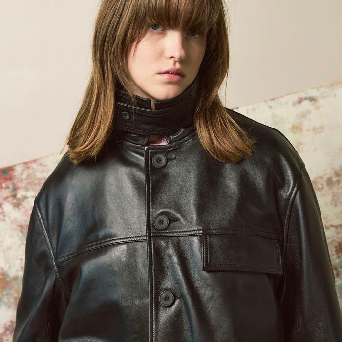 【残り一点】Sheep Leather Car Coat