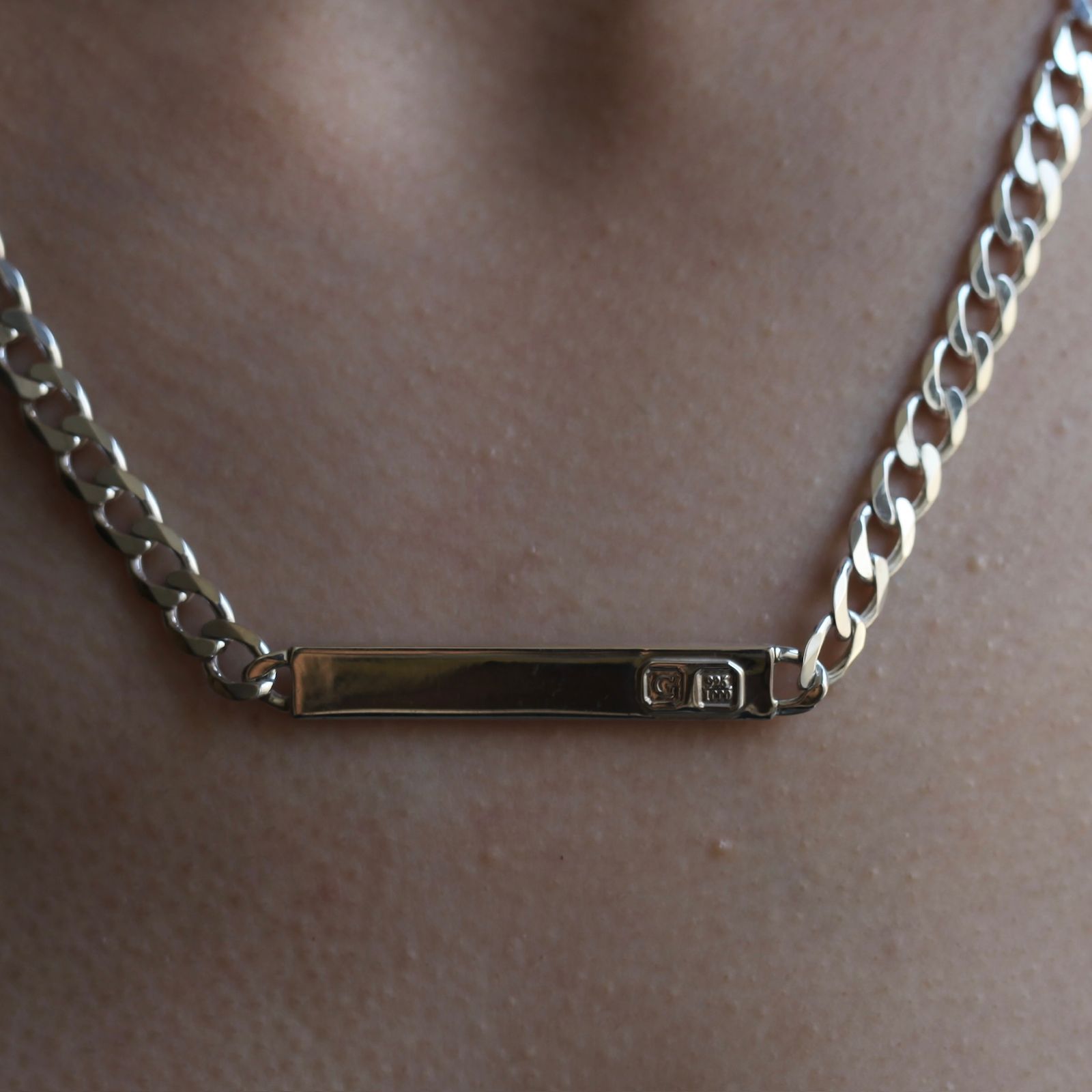 【残り一点】ID Necklace Large(SILVER)