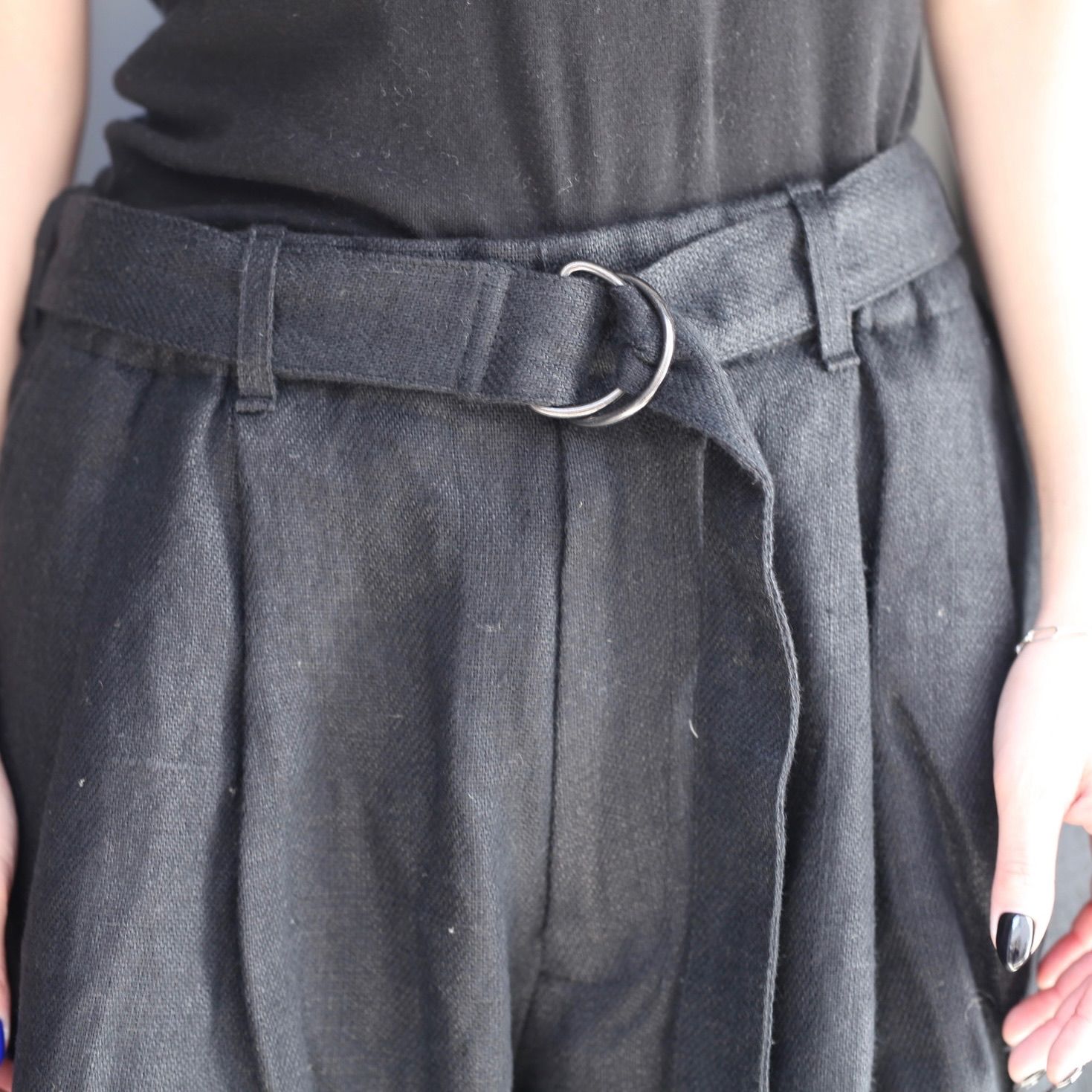 【残り一点】セミウェットリネンショートパンツ