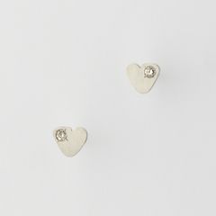 【お取り寄せ注文可能】YU-KIN Diamond Tiny Heart Earrings(両耳用）