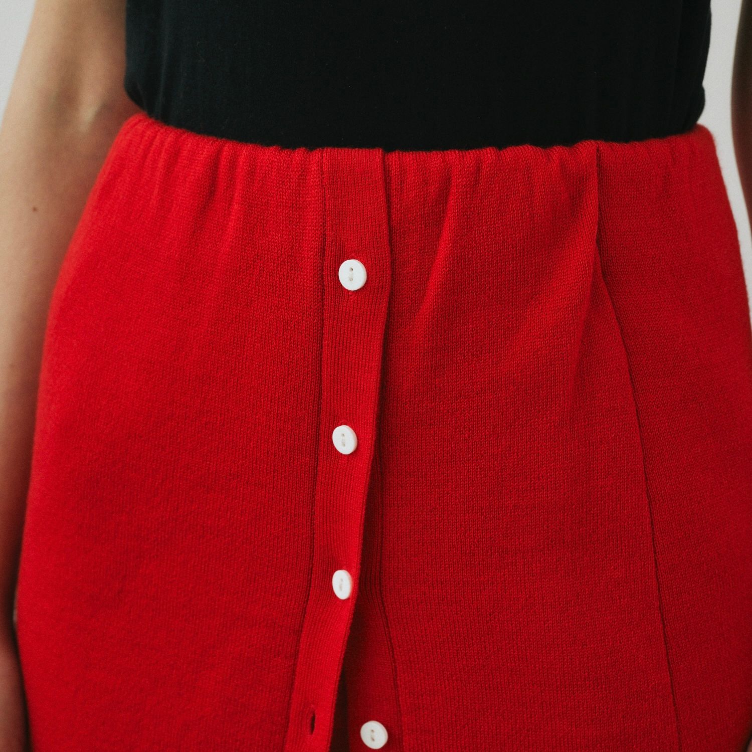 HeRIN.CYE - 【残り一点】Layered Knit Skirt | ACRMTSM ONLINE