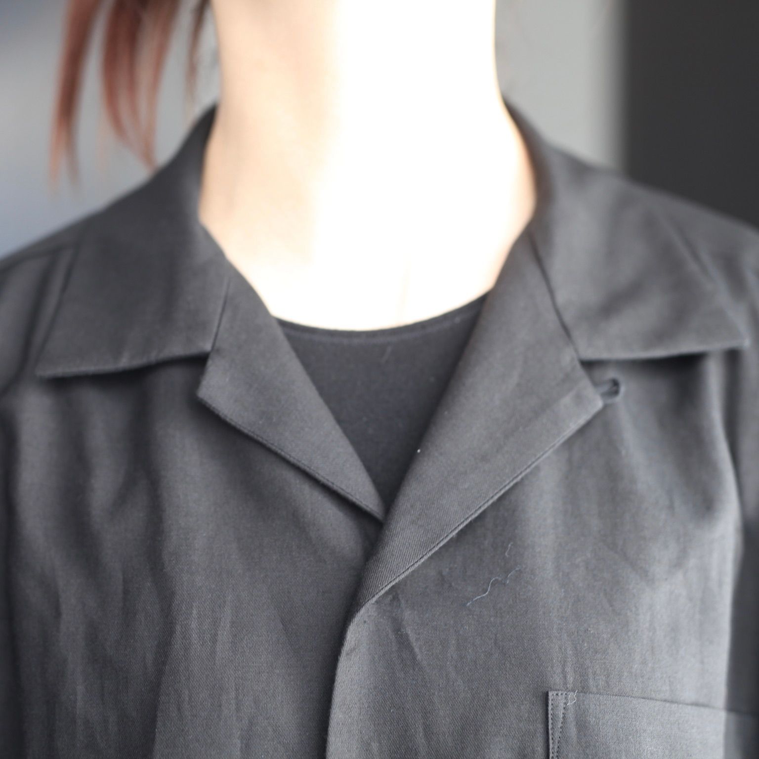 【残り一点】Open Collar S/S Shirt