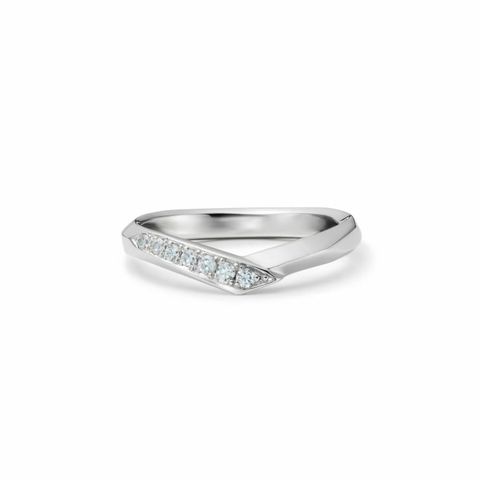 【お取り寄せ注文可能】Hold Ring W / Dia(PLATINUM950)