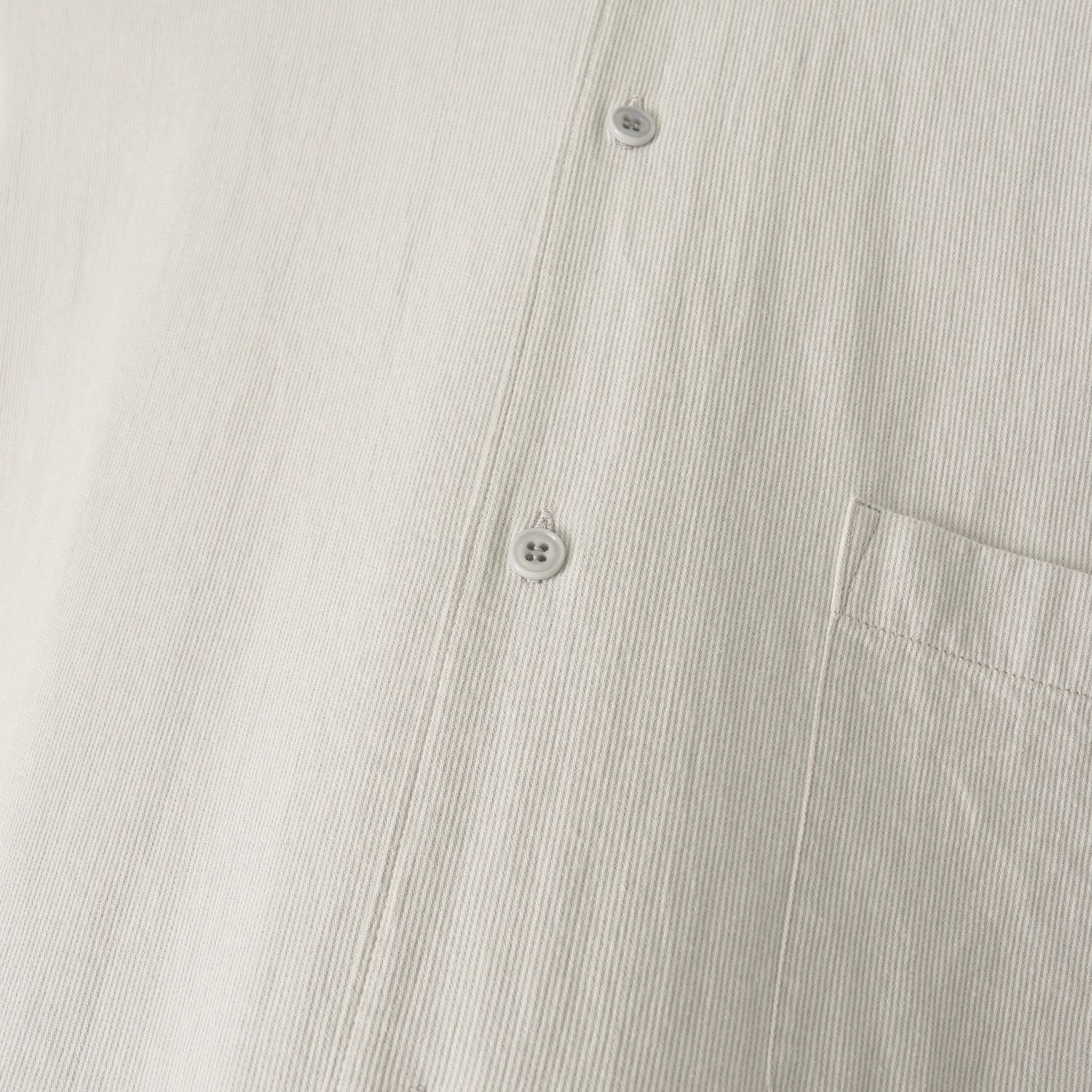 【残り一点】Pique Chambray Roll-Up Shirt