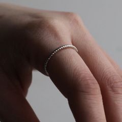 【お取り寄せ注文可能】Surface Silver Ring(SILVER)
