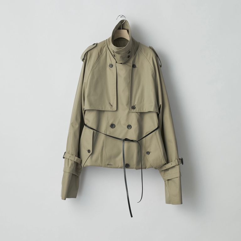 ssstein - 【残りわずか】Layered Short Trench Coat | ACRMTSM ONLINE 