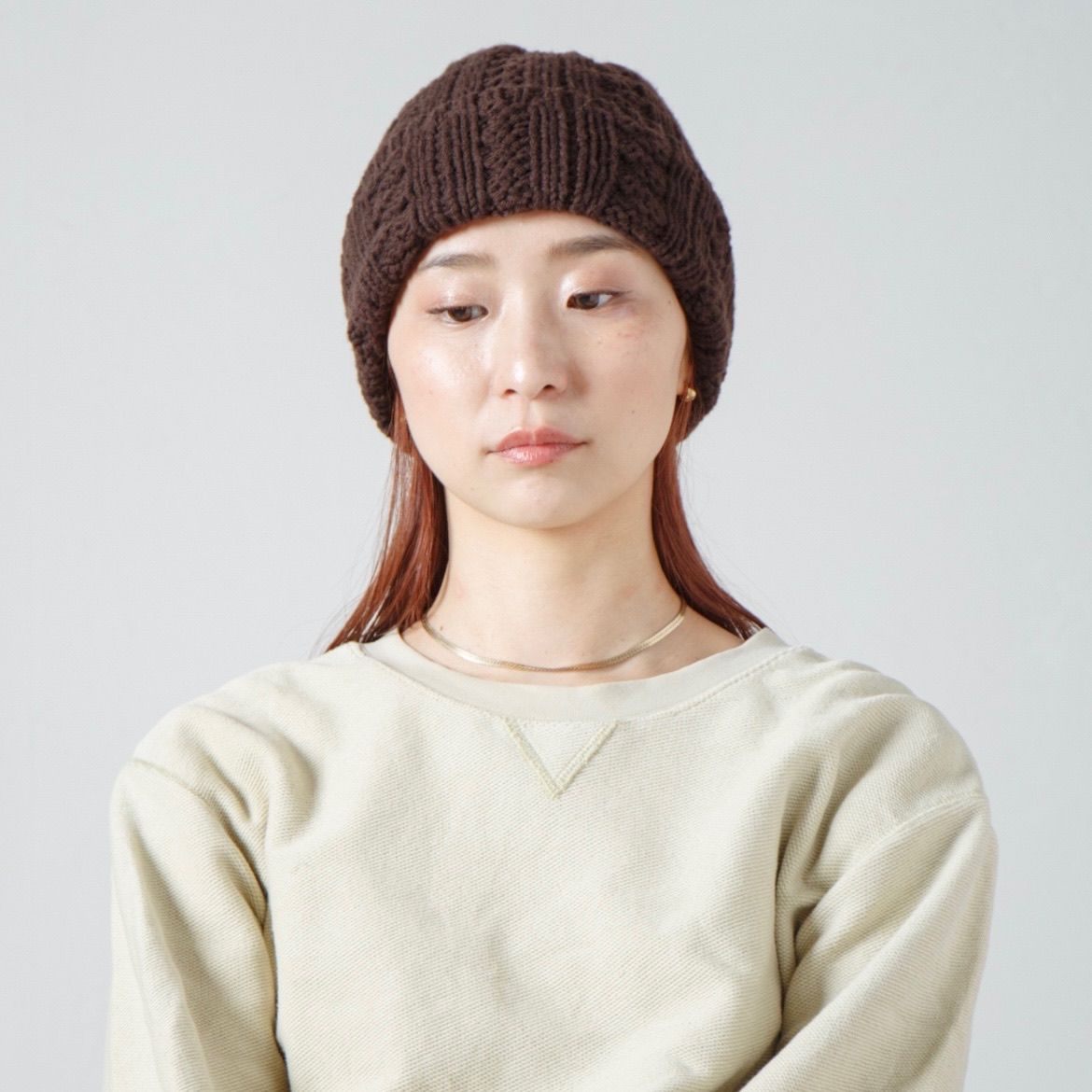 【残り一点】Insideout Cable Knit Cap
