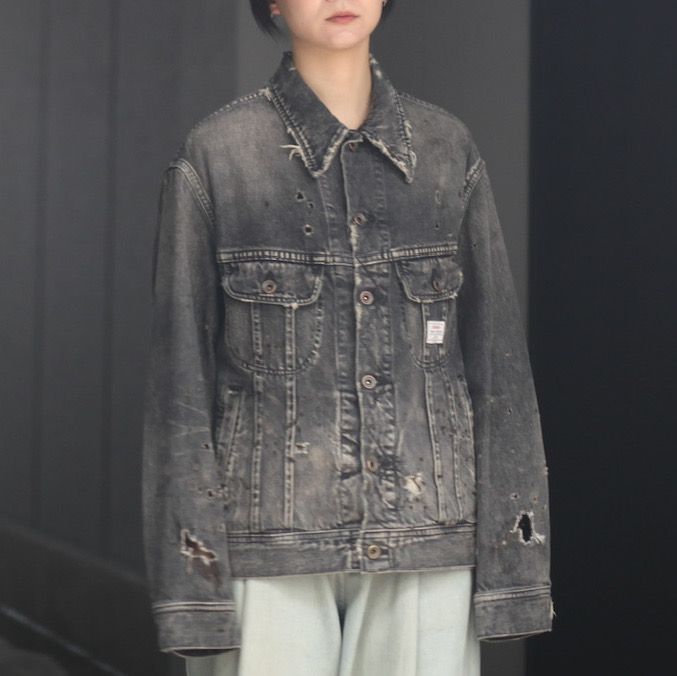 DAIRIKU - 【残り一点】Damage Denim Jacket | ACRMTSM ONLINE STORE