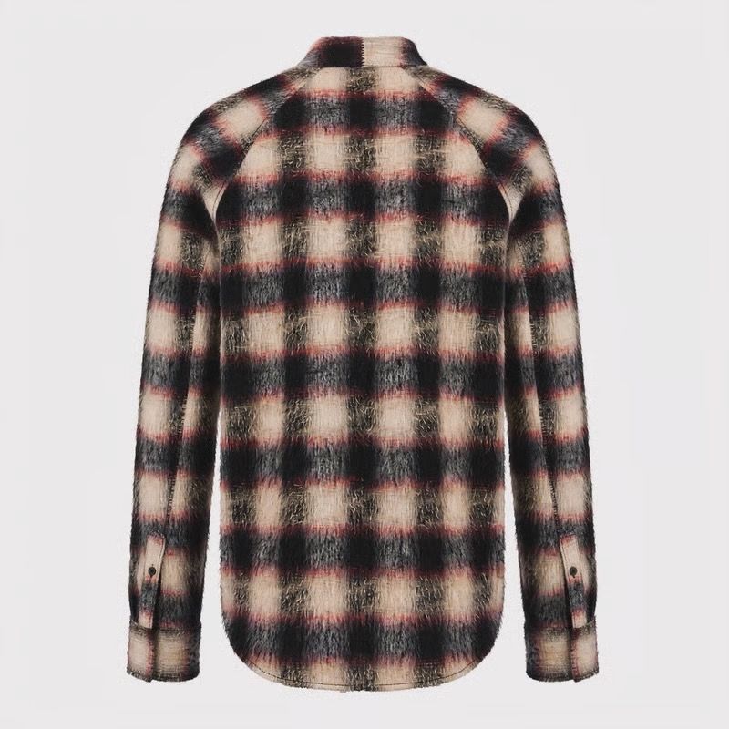 【残り一点】Shaggy Ombre Ribbon Shirt(DRUNK)
