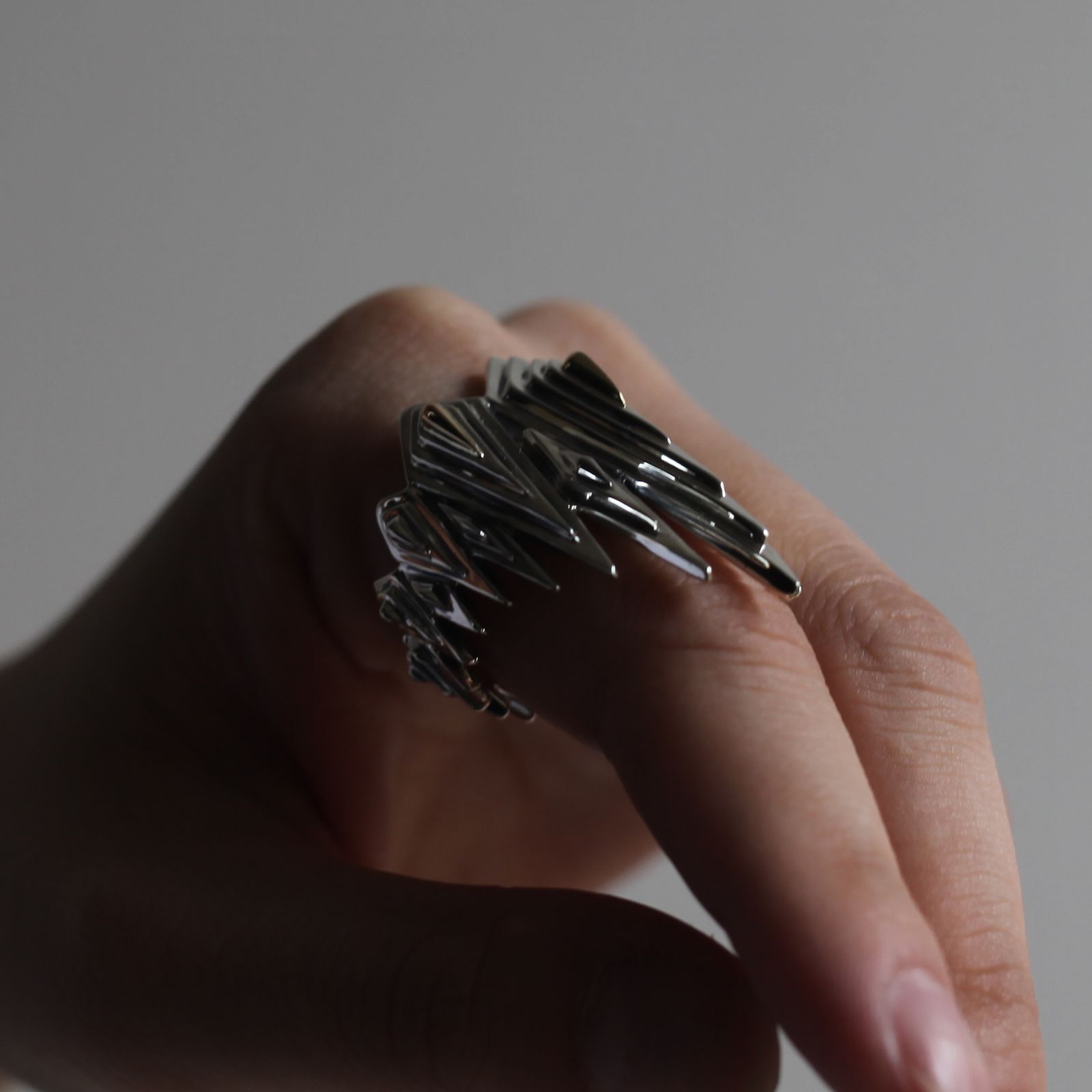 【お取り寄せ注文可能】Ice Blaze Ring(SILVER×GOLD)