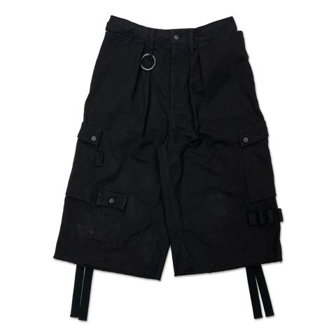 【残り一点】Heavy Cargo Short With Damaged(AGED CANVAS)