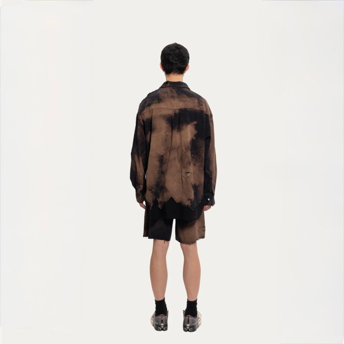 【残り一点】Long Sleeve Shirt in Decayed Check