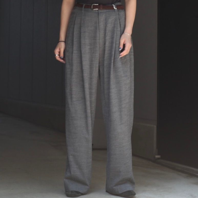 【残り一点】36G Wool Herringbone Trouser
