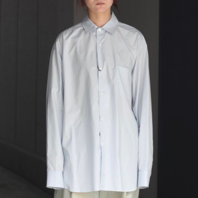 【残り一点】Suvin Cotton Oversized Down Pat Shirt