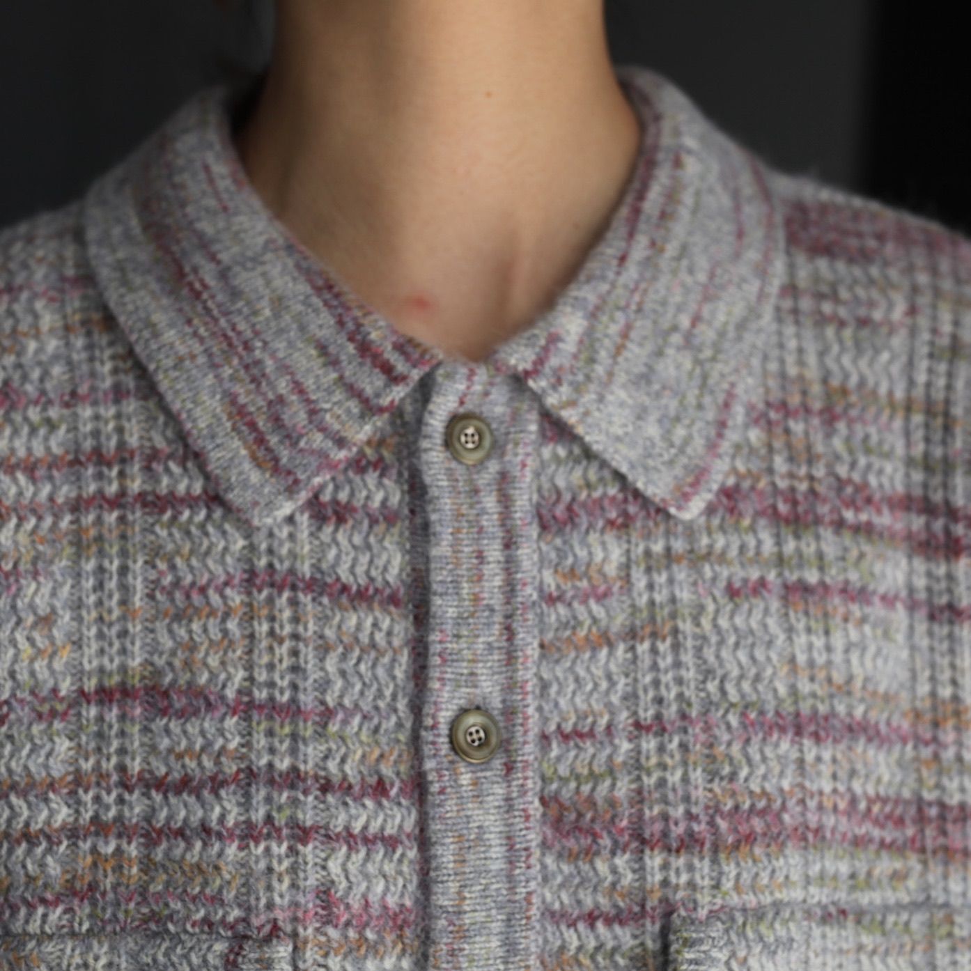 【残り一点】Rib Pattern Knit Jacket