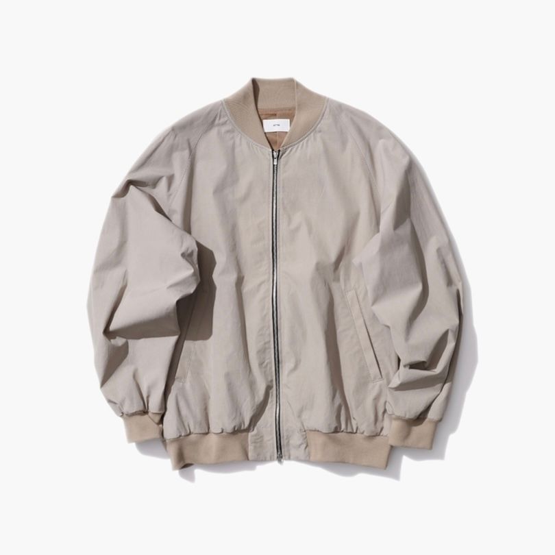 ATON - 【残り一点】Kyoto Tsurizome Cotton Flight Jacket | ACRMTSM