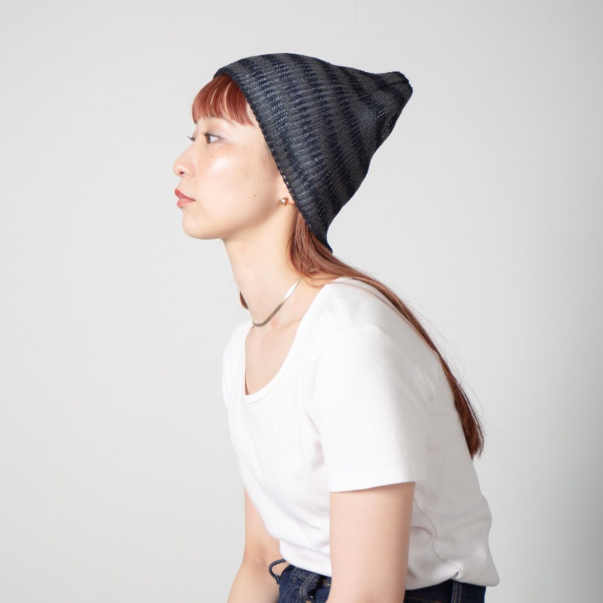 【残り一点】Openwork Border Knit Beanie