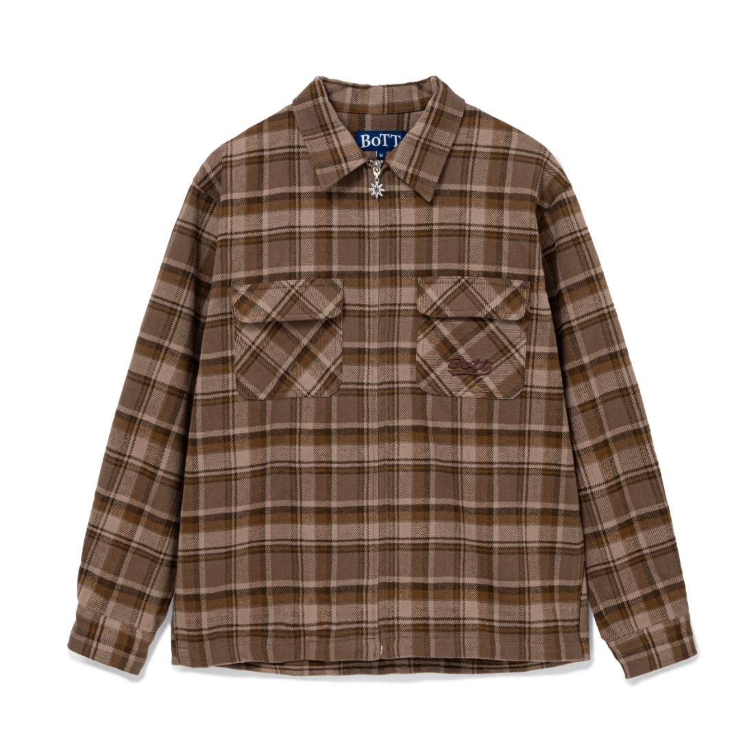 【残り一点】Zip-up Flannel Shirt