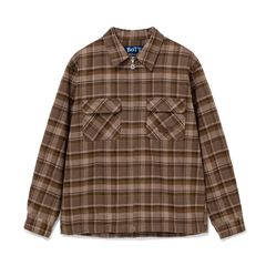 【残り一点】Zip-up Flannel Shirt