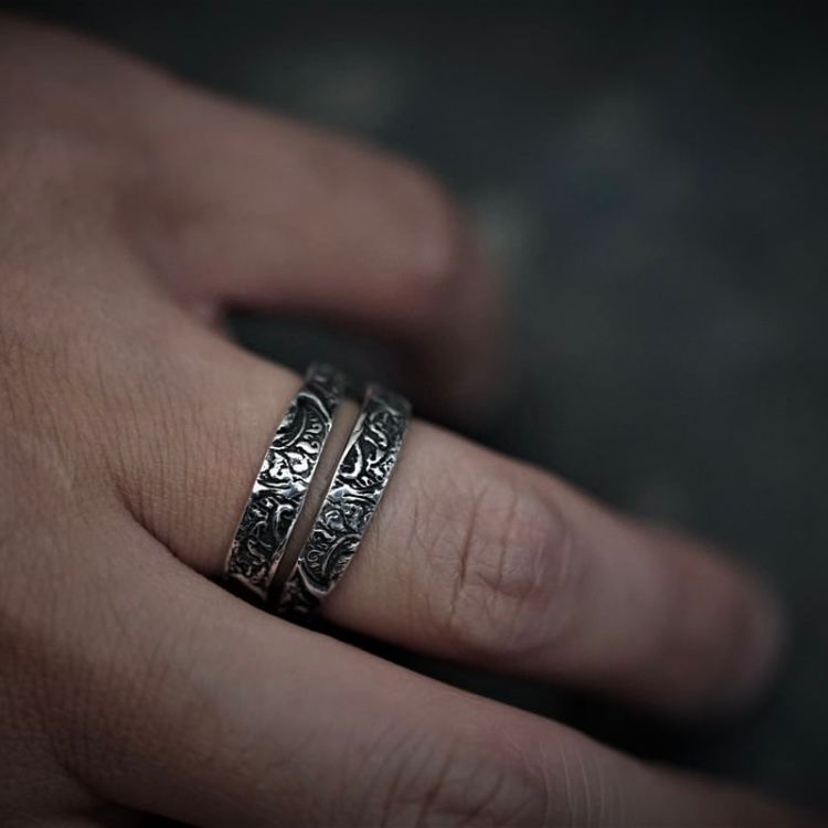 【お取り寄せ注文可能】Arabesque Double Rings(OX)