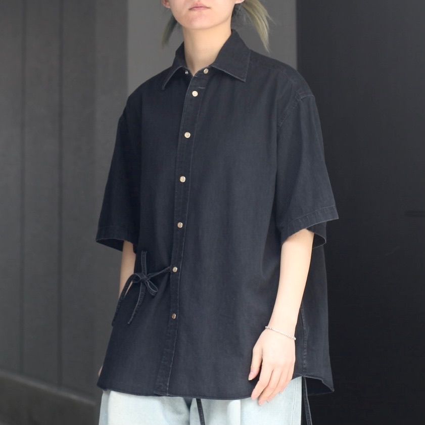 SOSHIOTSUKI - 【残りわずか】The Kimono Breasted Shirt(COTTON BROAD 
