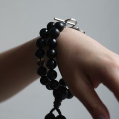 【お取り寄せ注文可能】Double Juzu Bracelet(BLACK)
