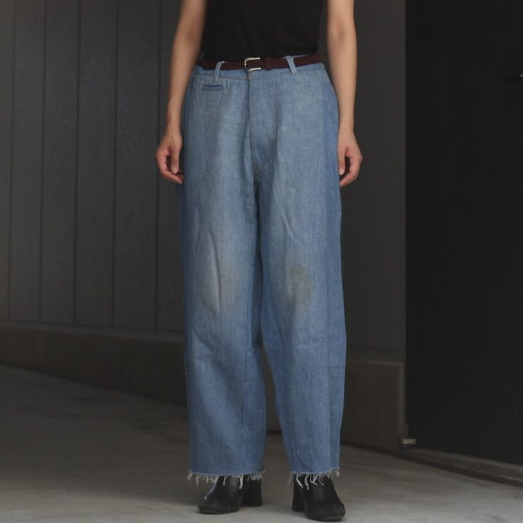 【残り一点】Reconstructed Super Baggy Slacks Denim_2(M)