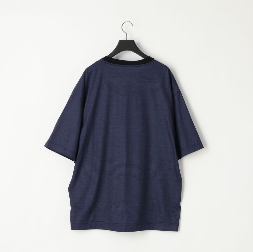 【残り一点】36G Wool Stripe S/S Tee