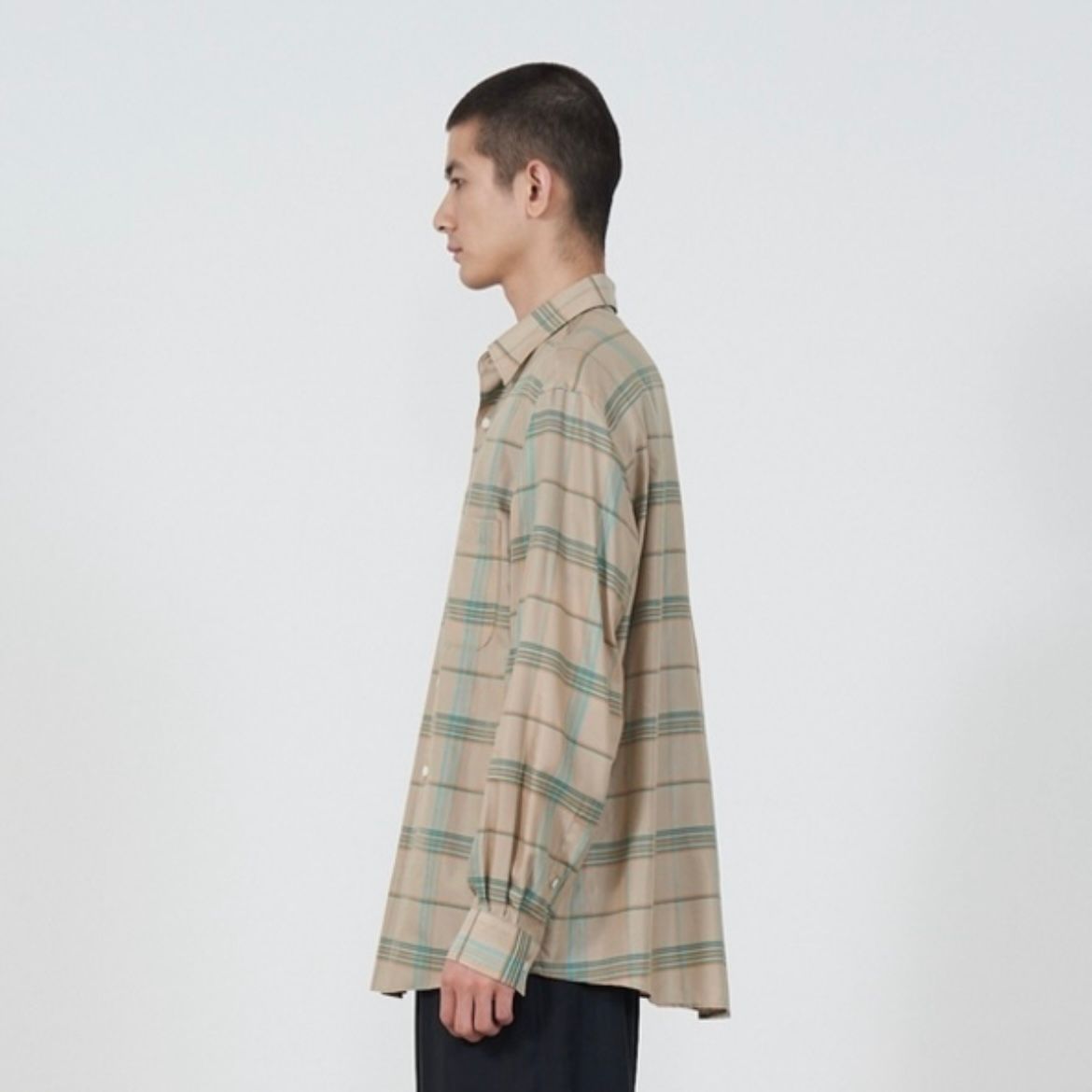 【残り一点】Plaid Regular Collar Shirt