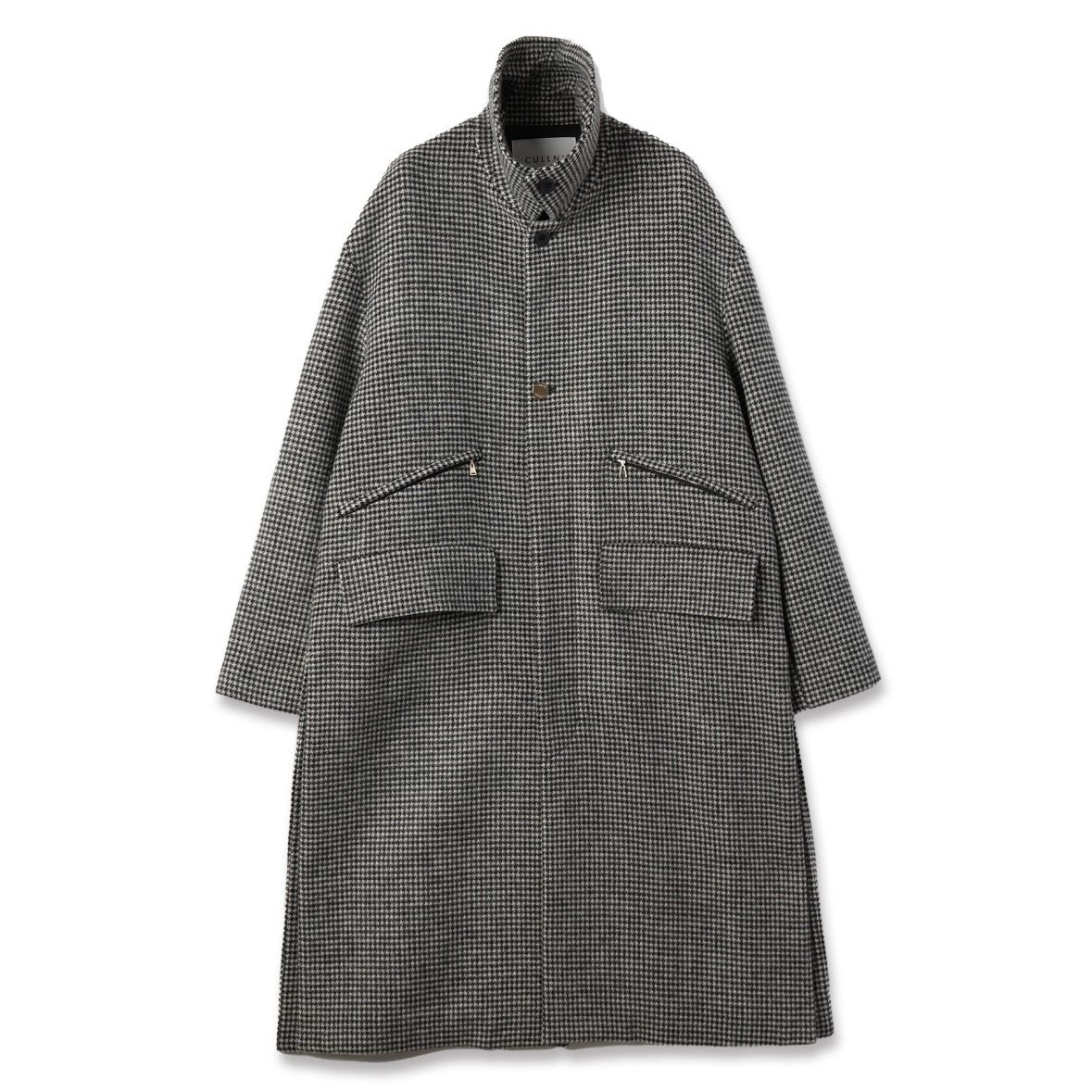 CULLNI - 【残り一点】Wool Check Double Pocket Long Coat | ACRMTSM ONLINE STORE