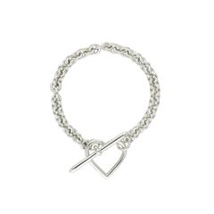 【残りわずか】Heart Bracelet_Small Link(SILVER)