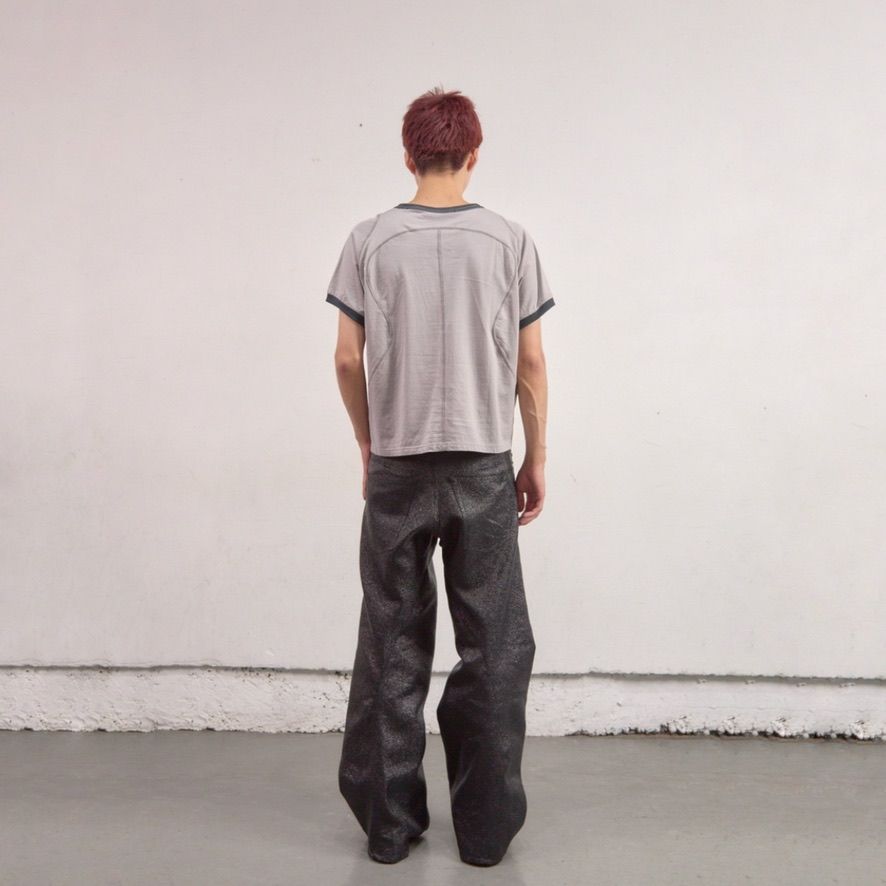 【残り一点】Panelled Half Sleeve Ringer T-Shirt