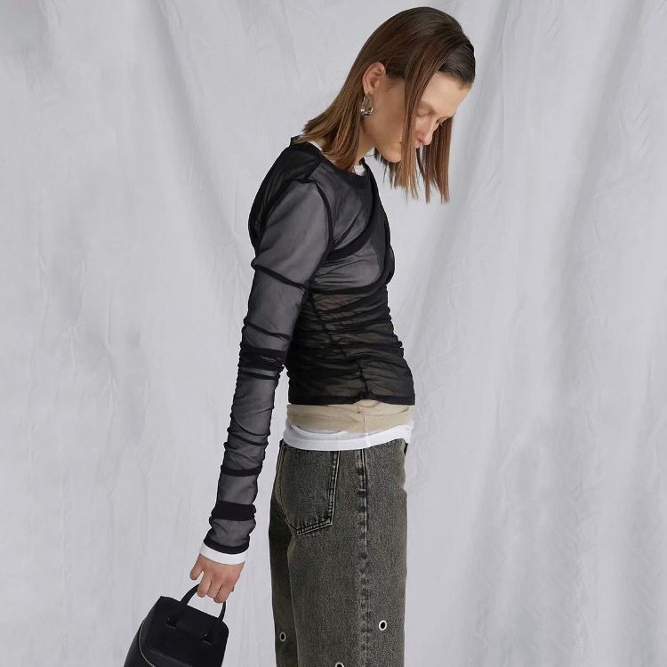 【残り一点】Triple Layered Sheer Top