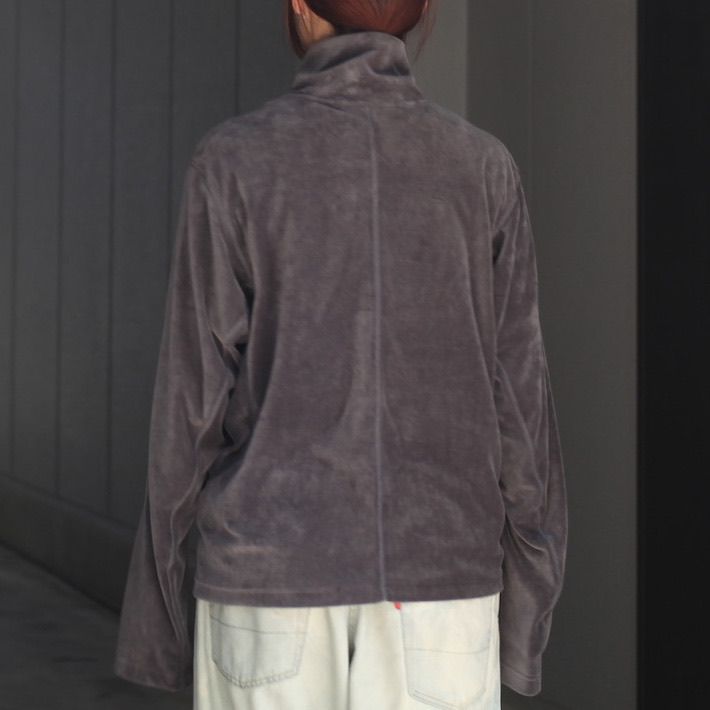 【残り一点】Velour Zip Up Track Top