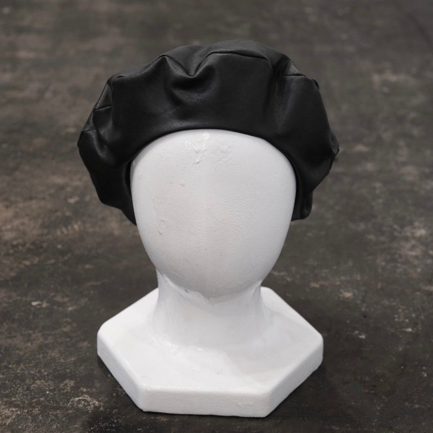 【お取り寄せ注文可能】Stretch Leather Beret