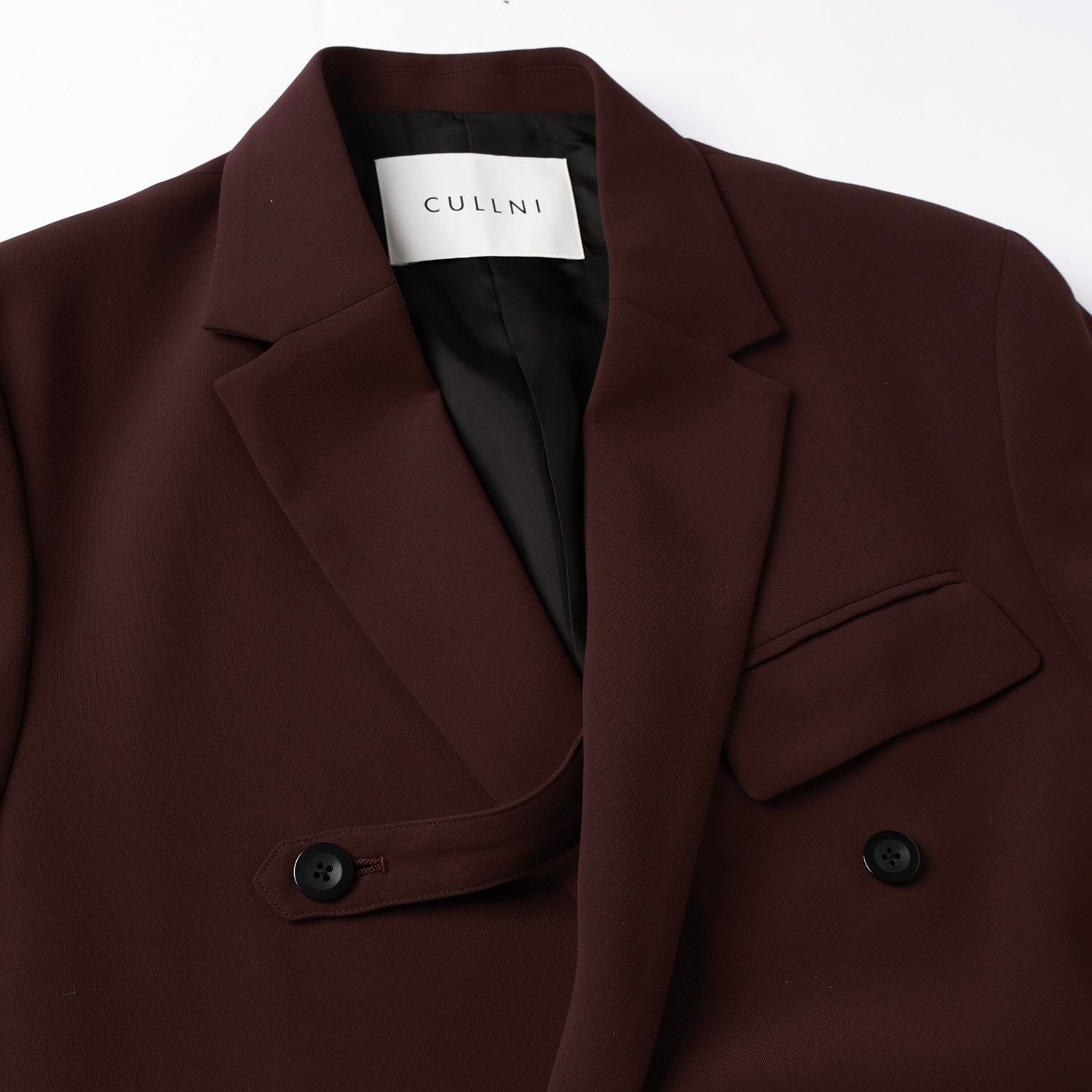 【残り一点】Double Cloth Slant Belt Tailored Jacket